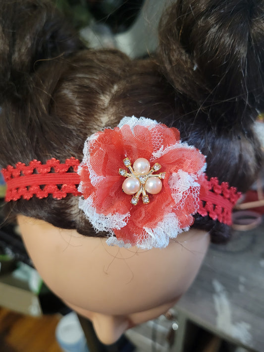 Red Stretch Headband