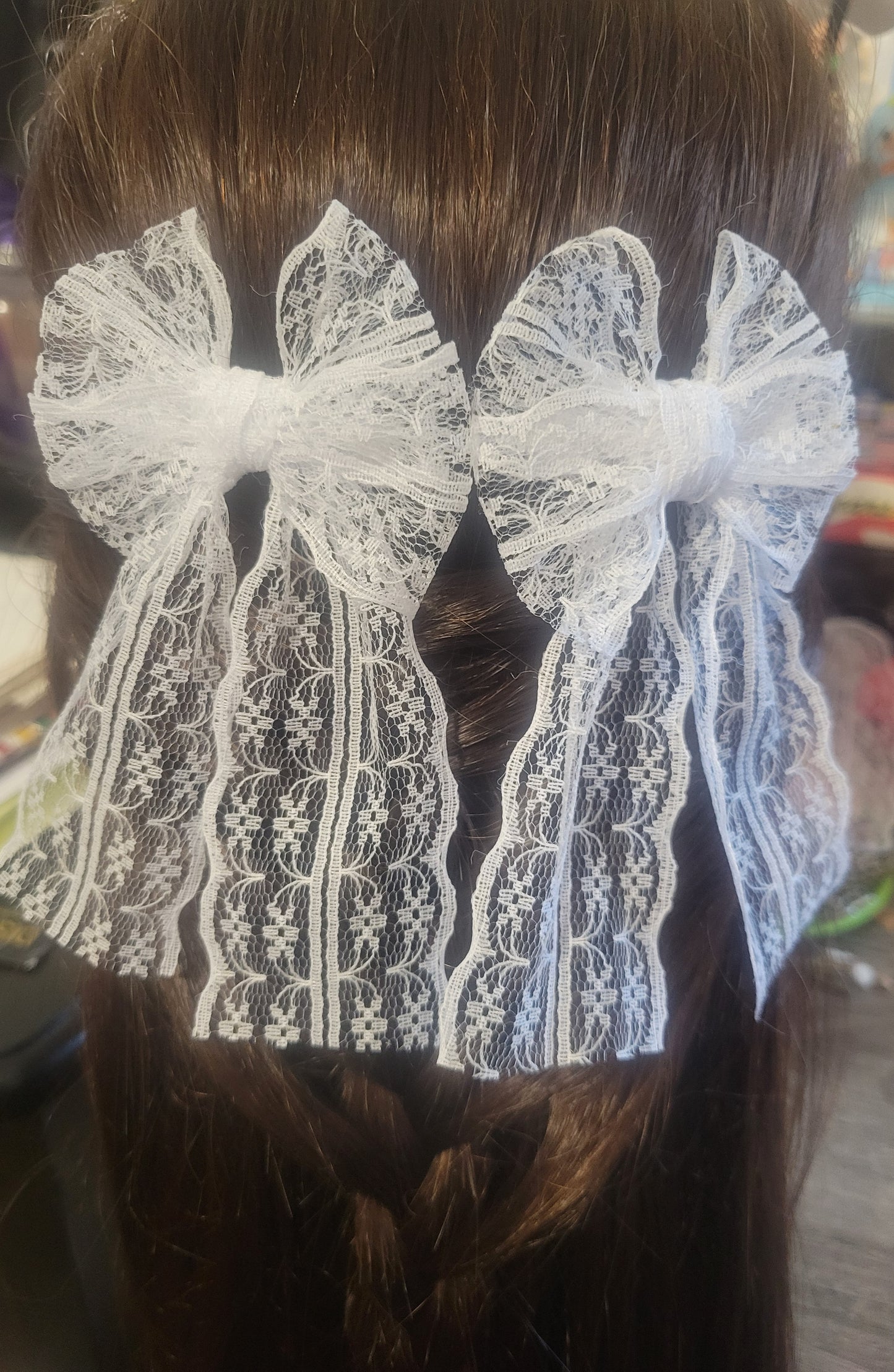 Lace Hair Bow